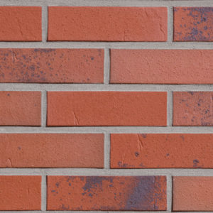 Kontorbrick R119 rotgeflammt Riemchen